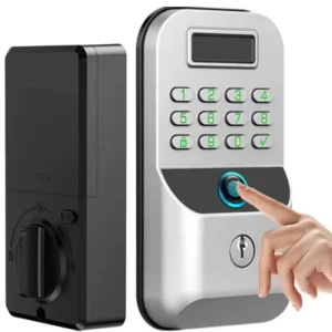 Smart Lock Face Recognition Password Card Code Access Aluminum Alloy Wood Steel Doors IP65 Waterproof Cloud Tuya App