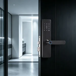 Smart Lock Grade Security Anti Violent Rustproof Cylinder Spare Mechanical Key Backup Wi Fi Enabled Tuya App Compatible Zinc