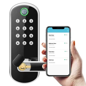 Smart Lock WIFI Tuya Ttlock APP Control Fingerprint Electronic Digital Touch Screen Keypad Code Smart Door Lock