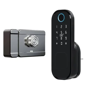 Smart Lock Waterproof Digital Door Lock With Password Card Key for Home Security System Fingerprint Door Lock