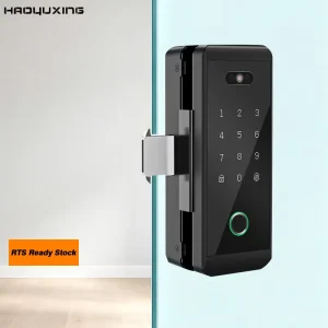 Smart Lock with Facial Recognition Supports Wood/Steel Doors & Memory Card Storage