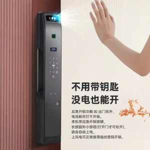 Smart Lock with Zinc Alloy Fingerprint Password IC Card Mechanical Key Memory Card & Tuya App Control
