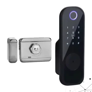 Smart Locks for Sliding Gate Brass Cylinder Metal Digital Lock with Tuya Wifi App & App Rim Door Lock