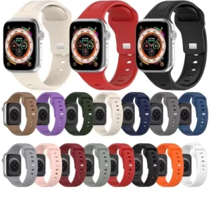 Smart Loop Elastic Bracelet Belt Band Adjustable Replacement Watch Straps Soft Silicone for Watch8 Pro Ultra 38 42 49mm