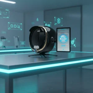 Smart Magic Mirror AI Skin Analyzer Desktop Facial Scanner with Multiple Language Support