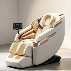 Smart Massage Chair Full Body Zero Gravity 4D Mechanism Touch Screen Bluetooth Music Electric Recliner Factory