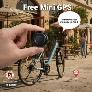 Smart Mini GPS BLE Tracker Magnetic Air Tag IP65 Waterproof 2 Year Lifetime Worldwide Real Time Bike Tracking Free Find My App