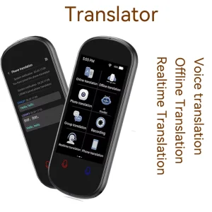 Smart Multilingual Simultaneous Translator Accurate Offline Translation Self Developed OS Color Display
