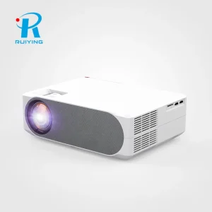 Smart Multimedia Projector for Home Theater 4K Compatible Portable Movie Projector with Speakers