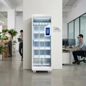 Smart Office Stationery Cabinet Face Recognition Enterprise Consumables Management Self service Retrieval Access Control Lockers