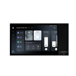 Smart Panel 8 Inch Home Touch ZigBee/Wi-Fi RJ45 Gateway+IR Blaster+2Gang Wall Switch+ Built-in Alexa Voice Smart Life APP