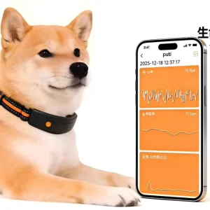 Smart Pet Collar GPS Tracker Medical Grade Health Monitor Heart Rate Respiratory 4G Voice Call Activity Calorie Tracking Dog Cat
