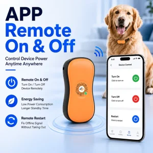 Smart Pet GPS Tracker Collar Dogs Cats IP67 Waterproof Real Time Location 4G LTE Magnetic Anti Lost Android PC Compatible 3 Year