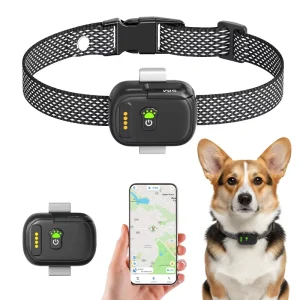 Smart Pet GPS Tracker Dual Mode 20+ Hours Battery Life IOS Android Anti Lost Activity Monitor IPX7 Waterproof Dog Collar