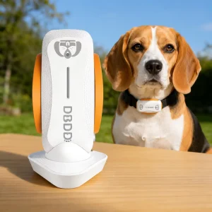 Smart Pet GPS Tracker Plastic Silicone WaterResistant Real-Time Location Monitor Activity Tracking AI Vet Assistant Long Battery