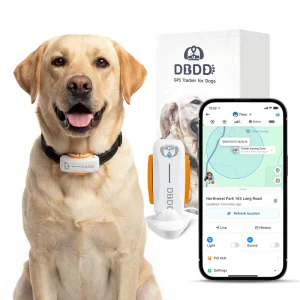 Smart Pet GPS Tracker Waterproof Real Time Location Monitor with Activity Tracking AI Vet Assistant Long Battery Life