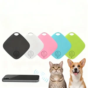 Smart Pet Locator Anti Lost Bluetooth GPS Tracking IP67 Waterproof Mini 2 Way Communicating Pet Tracker for Cats & Dogs Indoor