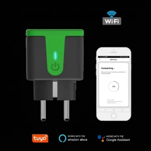 Smart Plug Socket 2 Port with Fire Retardant PC Material No Switch Intelligent Outlet AC90 250V Smart Home Electrical Socket