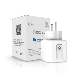 Smart Plug WiFi Socket EU 16A 20A With Power Monitor Timing Function APP Control Works With Alexa Google Home