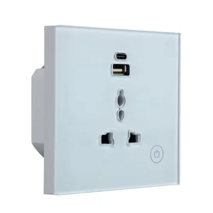 Smart Plug With USB TAPE-C Interface Wi-Fi Smart Outlet for Smart Home Remote Control Lights and Devices