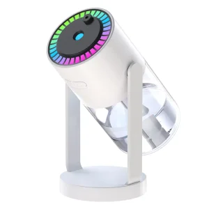 Smart Portable Car Air Purifier Aromatherapy Water Mist Humidifier with Night Light for Car Use