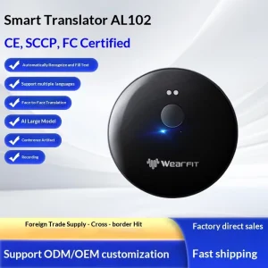 Smart Portable Multilingual Translator with AI Large Model for Real-Time Voice Interpretation
