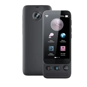 Smart Portable Offline Translator Simultaneous Interpretation 3.5-Inch Screen 138 Languages USB Charging