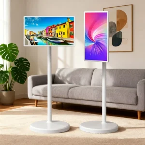 Smart Portable Smart TV 27″ LCD Display Rotatable Android Mobile Screen with Battery