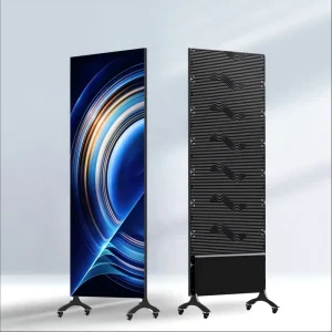 Smart Poster LED Screen Indoor 1000x2000mm 750x2000mm Movable Vertical Display P1.25 1.56 1.9 2.5 2.6 2.9 3.9mm 600nits