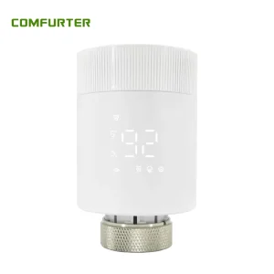 Smart Programmable Thermostatic TRV Radiator Thermostat Valve With Alexa Voice Control