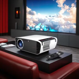 Smart Projector Home Theater Portable 300 Inch Screen LED WIFI BT Projector