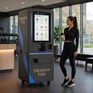 Smart Protein Shake Vending Machine with Hot and Cold Drinks for Gym Lobbies for Gyms or Health Clubs and Wellness Centers