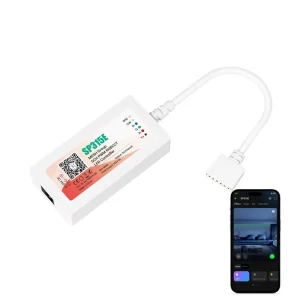 Smart RGB CCT LED Controller 5V-24V DC SP315E PWM App Control 6A Max 30m Remote 3-Year Warranty for RGB Strip Lights