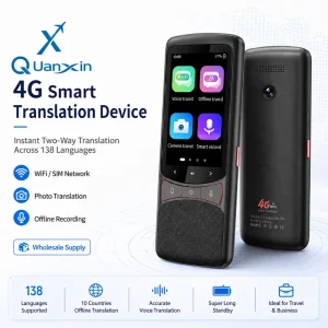 Smart Real-Time Online Speech Translator Machine 138-Language Interpreter Wi-Fi Two-Way Translation Device OEM