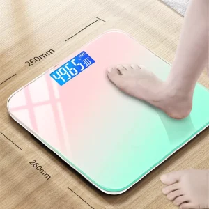 Smart Rechargeable Digital Body Weight Scale KG LB Unit Switch Human Electronic Scale Household