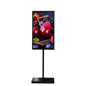 Smart Remotable 32inch Android TV Display Interactive Standing Kiosk WiFi Non Touch Screen for Advertising Video Elevator Use