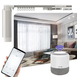 Smart Remote Control Curtain Motor Wifi Zigbee Chain Automatic Automation System Smart Home Motorized Curtain Kit