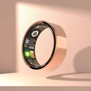Smart Ring Health Monitor Sleep Fitness Tracker Heart Rate Magnetic Charging 5-10 Days Battery Life IP68 Remote Control