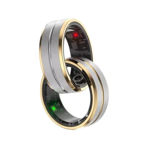 Smart Ring Health Tracker All Day Health Monitoring HR SpO2 Sleep Step Counter 5 10 Days Battery Life Charging IP68 IOS