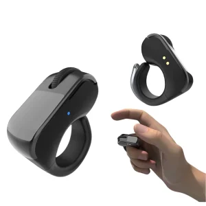 Smart Ring Remote Control Finger Mouse for TikTok Scrolling Treadmill Hands Free iPhone Tablet Computer Laptop TV Controller