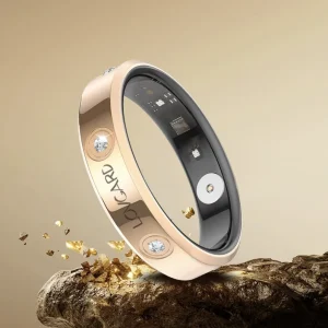 Smart Ring Stress Cycle Tracking Sleep and Activity Monitoring for Wellness & Family Care