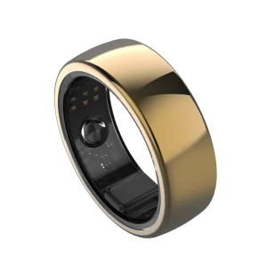 Smart Ring with NFC App Control, Fitness and Sleep Tracking, Wireless Charging, and Titanium Construction