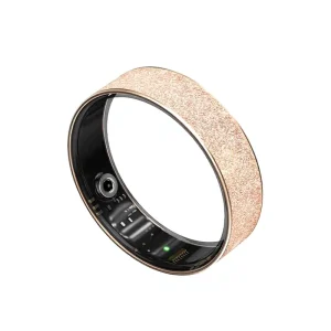 Smart Ring with Sleep Monitoring Heart Rate Blood Oxygen HRV Step Counting Rechargeable Battery