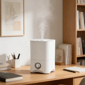 Smart Sanitizing Aromatherapy Humidifier Real-Time Humidity Monitoring Electric Plastic Design >4.5L Capacity <36dB Quiet
