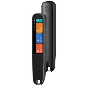 Smart Scan Pen Translator Multilingual Offline Dictionary 3.7-inch IPS 376*960 Black White Android WiFi Connectivity