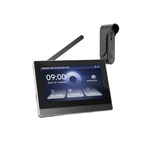 Smart Security TJDA J13 7 Inch TFT LCD Tuya 1080P Battery 128G PIR Motion IP65 Audio Door Phone Intercom System WiFi Bell