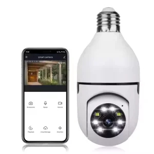 Smart Security Wireless Cameras Smart Home IP Cam AI Tracking 360 Degree 220V E27 Socket Bulb Camera