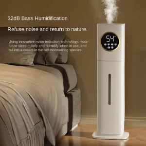Smart Silent AC Powered Humidifier Household High Mist Output Constant Humidity Timer Touch Aromatherapy Big Spray Moisturizer