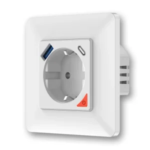 Smart Socket 16A Wifi EU Wall Socket Plug Power Outlet APP Remote Control Fast Charge USB Type C Socket