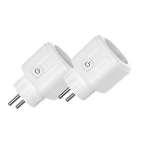 Smart Socket EU 16A/20A AC100-240V Wifi Smart Plug Power Outlet, Alexa Google Home Voice Control, for Tuya Smart Life APP